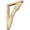 Ekena Millwork Olympic Block Rough Sawn Bracket w/ Offset Brace, Douglas Fir, 4"W x 24"D x 32"H BKT0402X24X32OLY05RDF - alternate 1